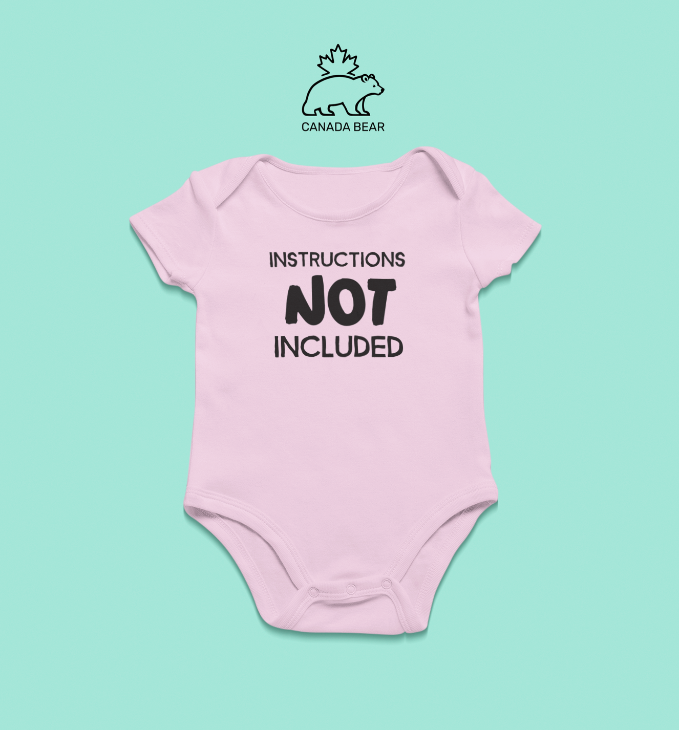 Baby Bodysuit INSTRUCTIONS NOT INCLUDED