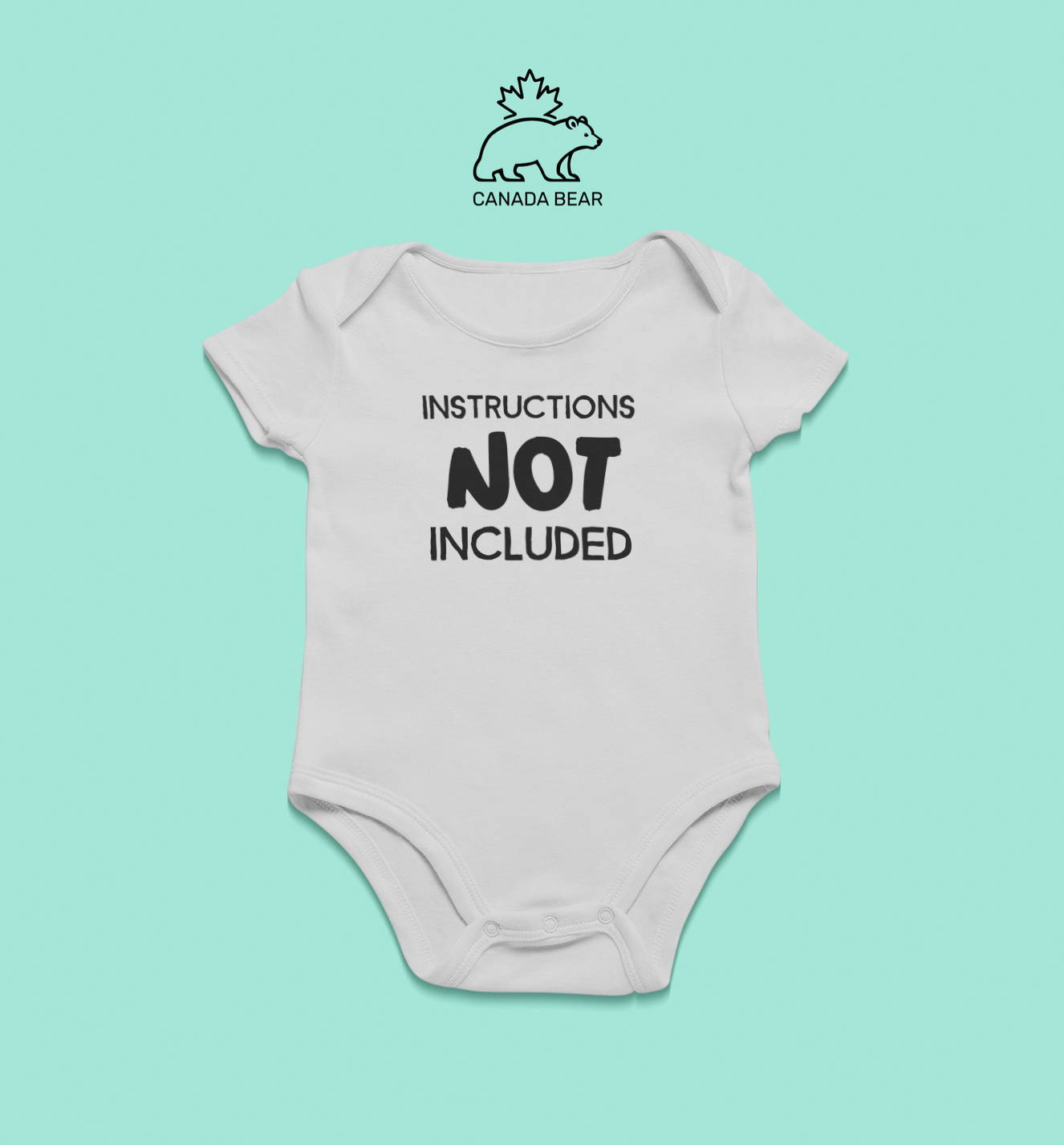Baby Bodysuit INSTRUCTIONS NOT INCLUDED