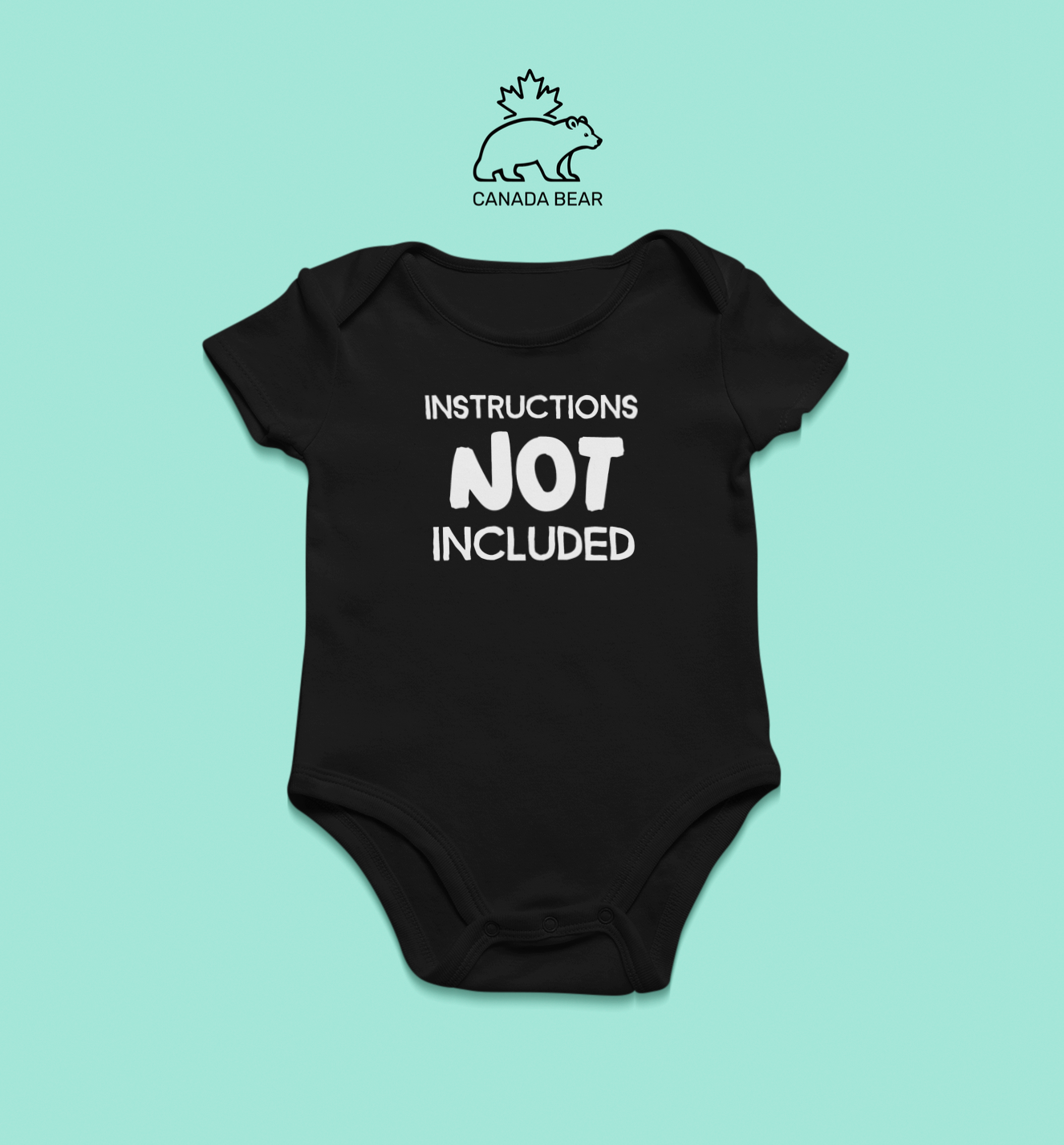 Baby Bodysuit INSTRUCTIONS NOT INCLUDED