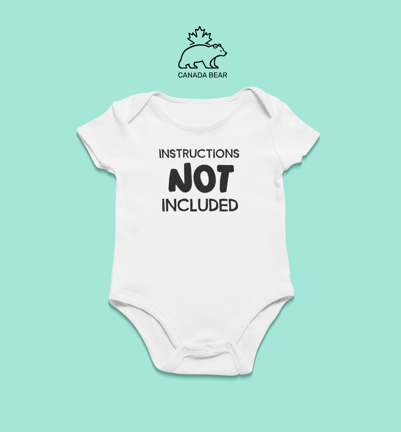 Baby Bodysuit INSTRUCTIONS NOT INCLUDED
