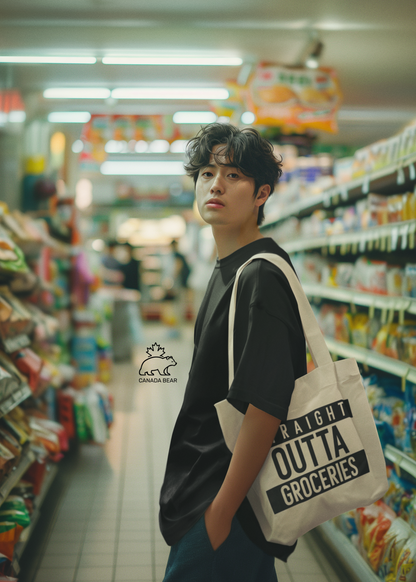 Straight outta groceries Tote