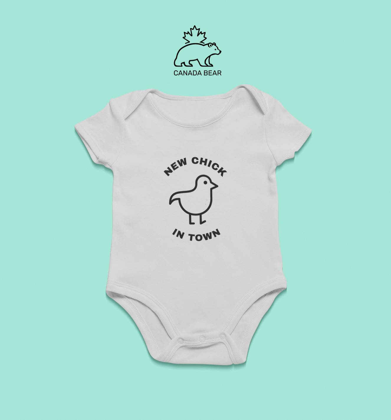 Baby Bodysuit New Chick in Town