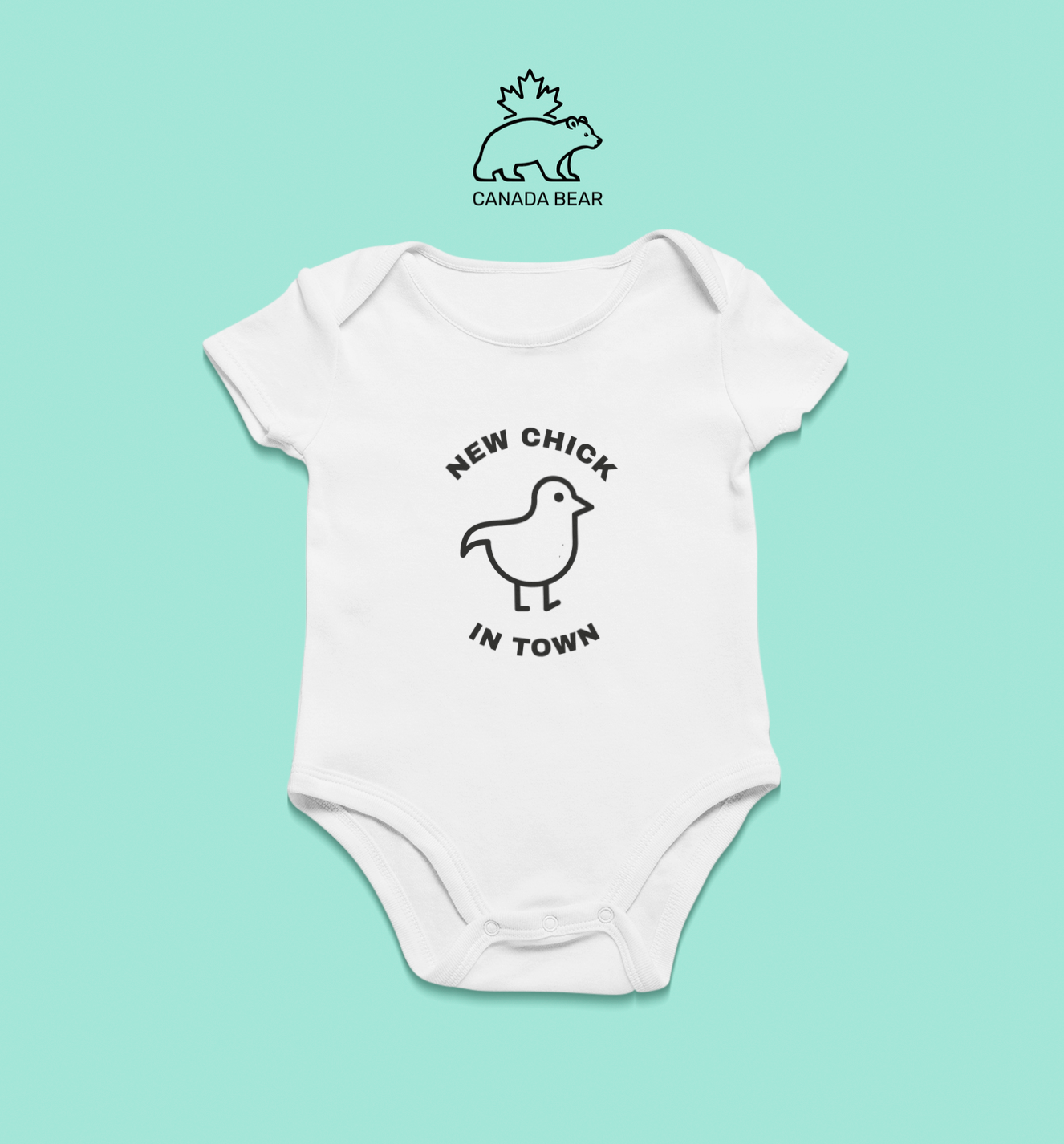 Baby Bodysuit New Chick in Town