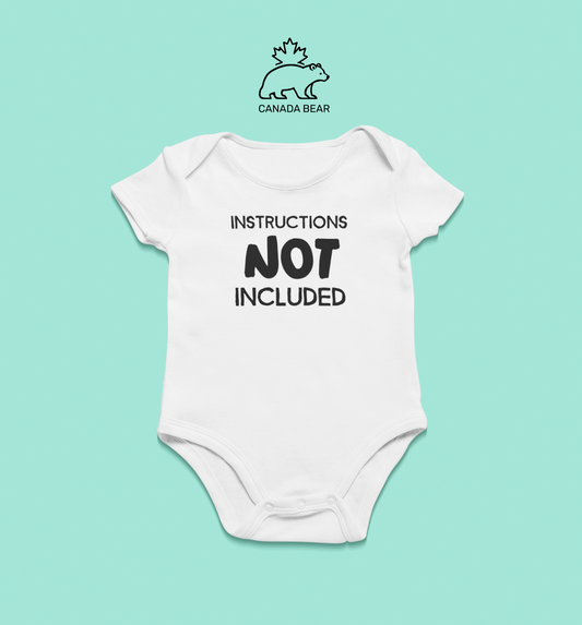 Baby Bodysuit INSTRUCTIONS NOT INCLUDED