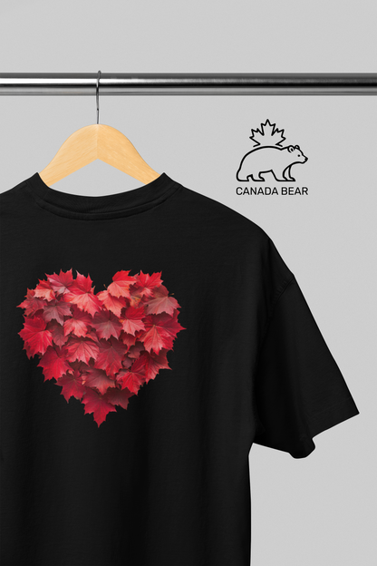 Valentine Maple Leaves Heart