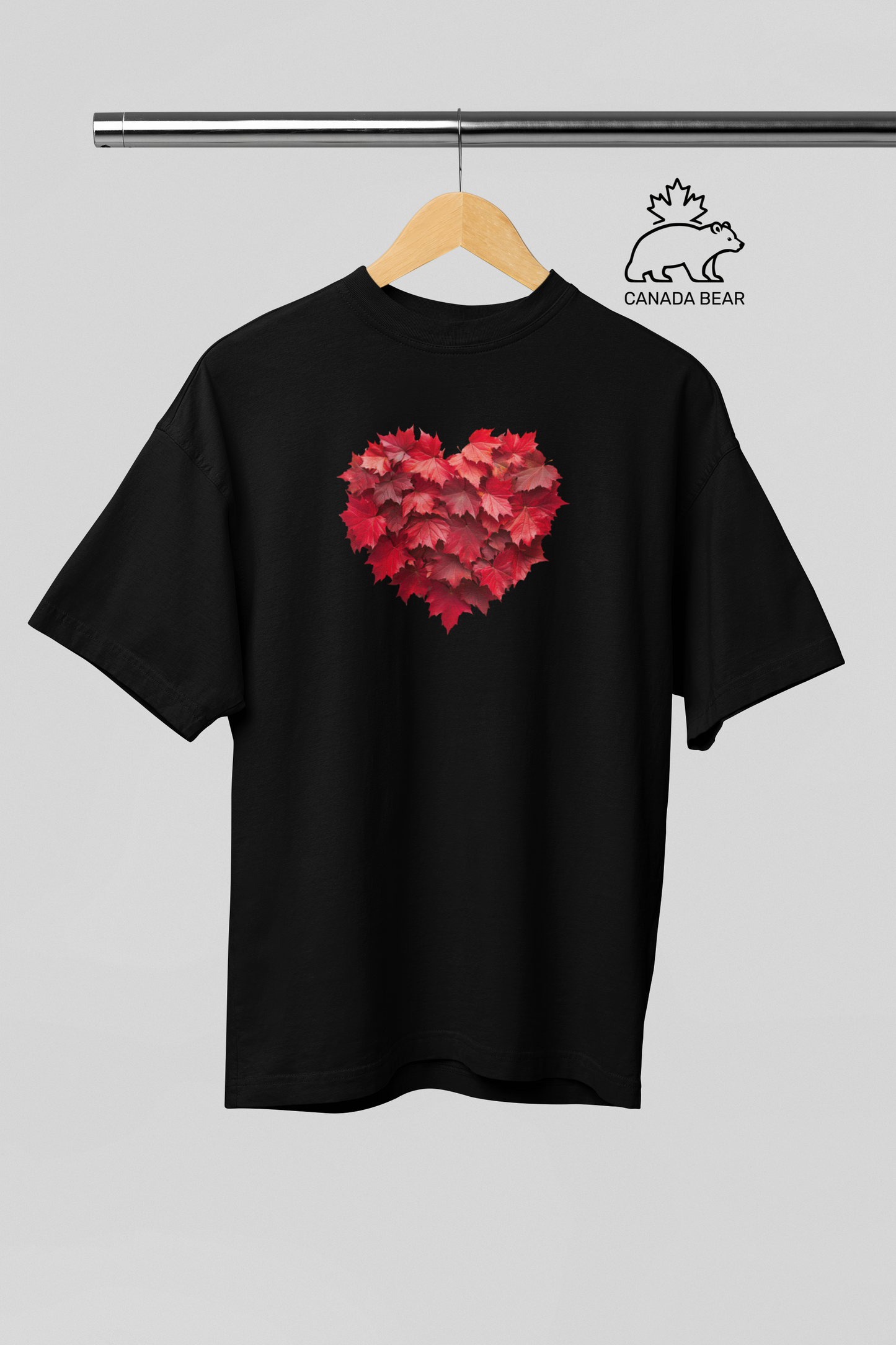 Valentine Maple Leaves Heart